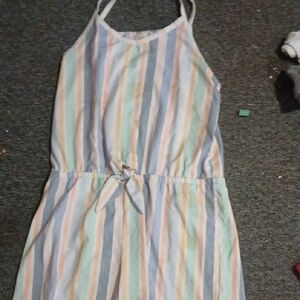 Striped Sleeveless Dress